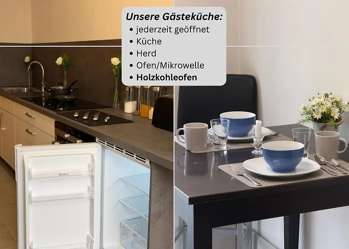 Ruehen, 24 Stunden Check In, Kueche, Kostenfreie Parkplaetze Otel 2*